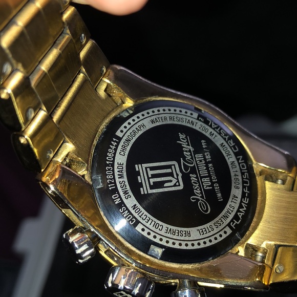 Womens Invicta bolt zeus gold Jason Taylor Limited Edition #14608 VERY RARE - Picture 9 of 17